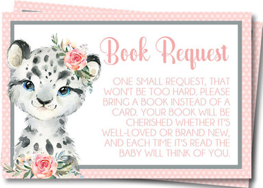 Girls Arctic Animals Book Request Cards