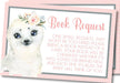 Girls Arctic Animals Book Request Cards