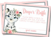 Girls Arctic Animals Diaper Raffle Tickets