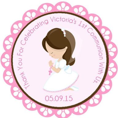 Girls First Communion Stickers