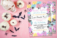 Girls Pastel Halloween Pumpkin Birthday Party Invitations