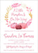 Girls Pink Pumpkin Fall Baby Shower Invitations