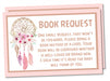 Girls Tribal Dream Catcher Book Request Cards