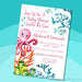 Girls Under The Sea Baby Shower Invitations