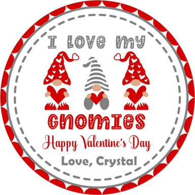 Gnome Valentine's Day Stickers