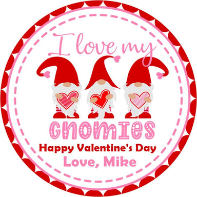 Gnomes Valentine's Day Stickers