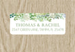 Greenery Eucalyptus Address Labels