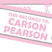 Ice skating name labels with pink border and custom name
