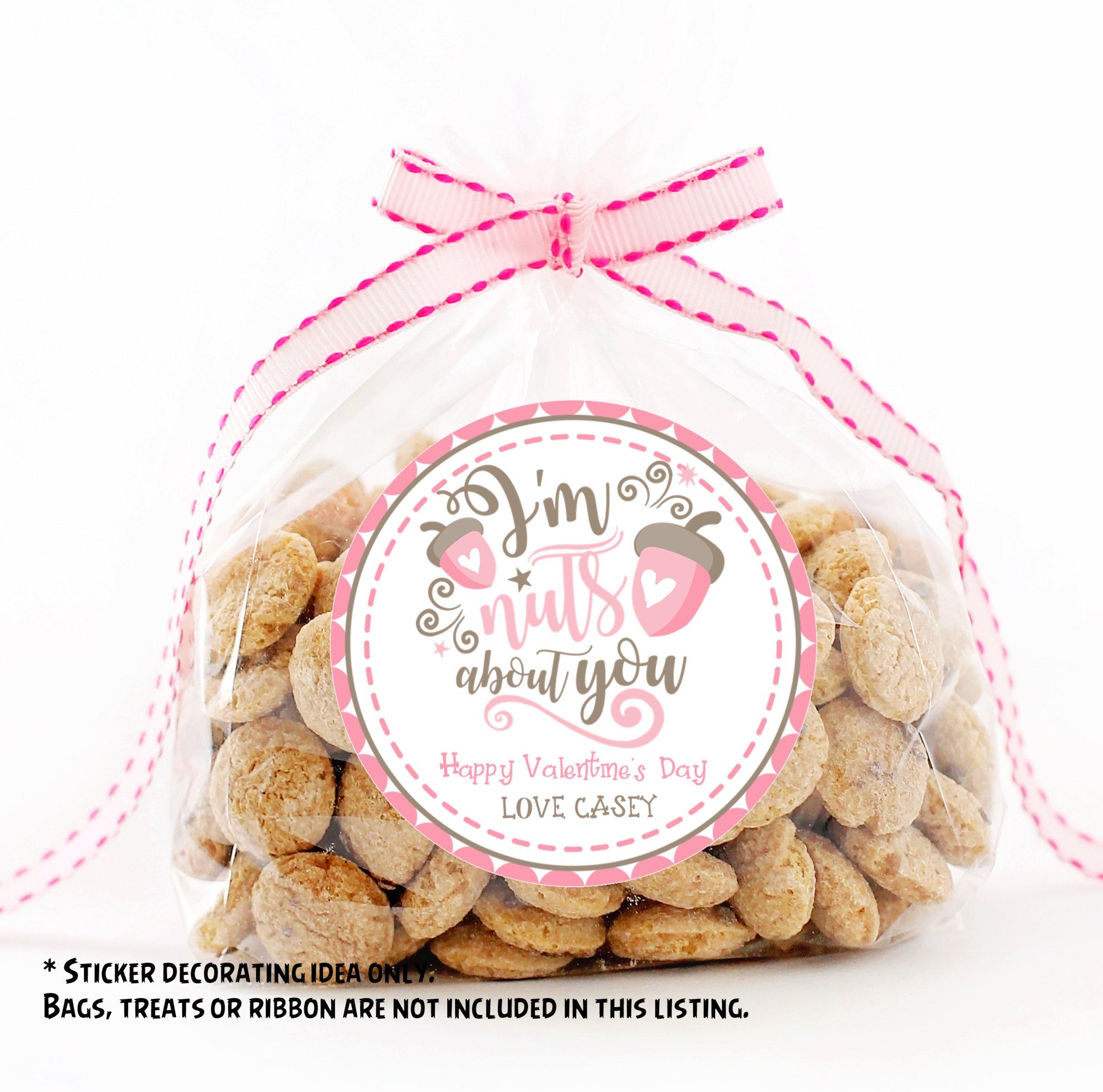 I'm Nuts For You Valentine's Day Stickers