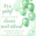Lime green sweet 16 birthday invitations
