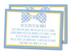 Little Man Bow Tie Book Request Cards