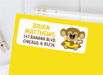 Little Monkey Address Labels