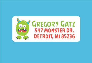 Little Monster Address Labels