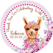 Llama Birthday Party Stickers