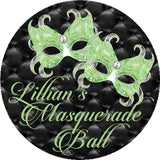 Masquerade Ball Birthday Party Ticket Invitations