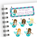 Mermaid Back To School Supply Name Labels