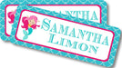 Mermaid Back To School Supply Name Labels