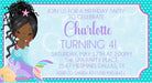 Mermaid Birthday Party Invitations