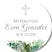 Mi Bautizo baptism sticker with greenery