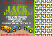 Monster Truck Birthday Party Invitations