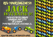 Monster Truck Birthday Party Invitations