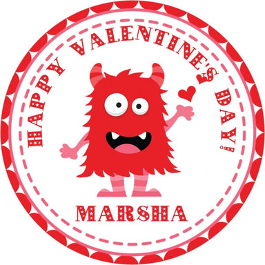 Monster Valentine's Day Stickers