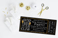 New Years Eve Party Ticket Invitations