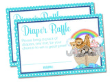 Noah's Ark Diaper Raffle Tickets