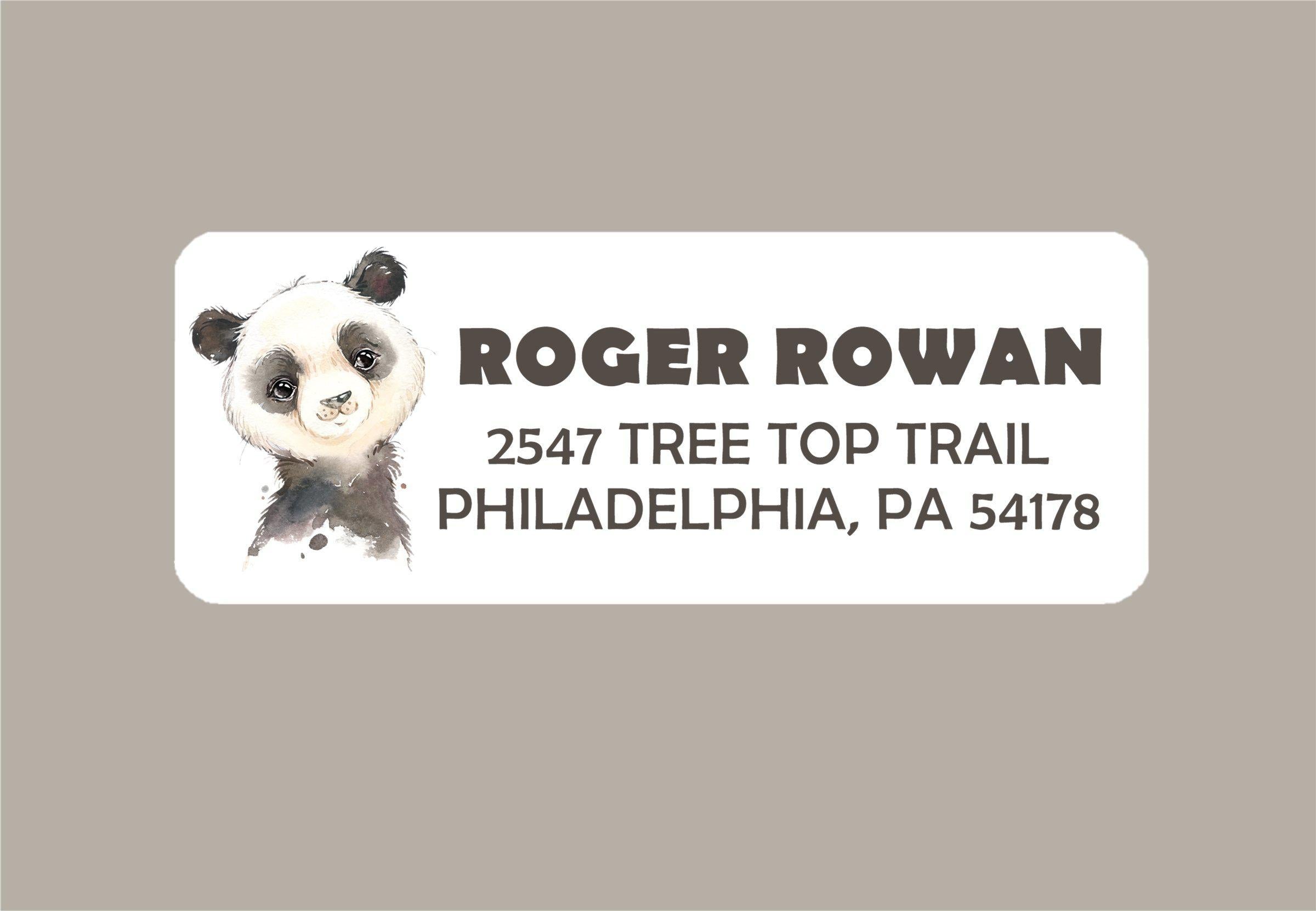 Panda Address Labels