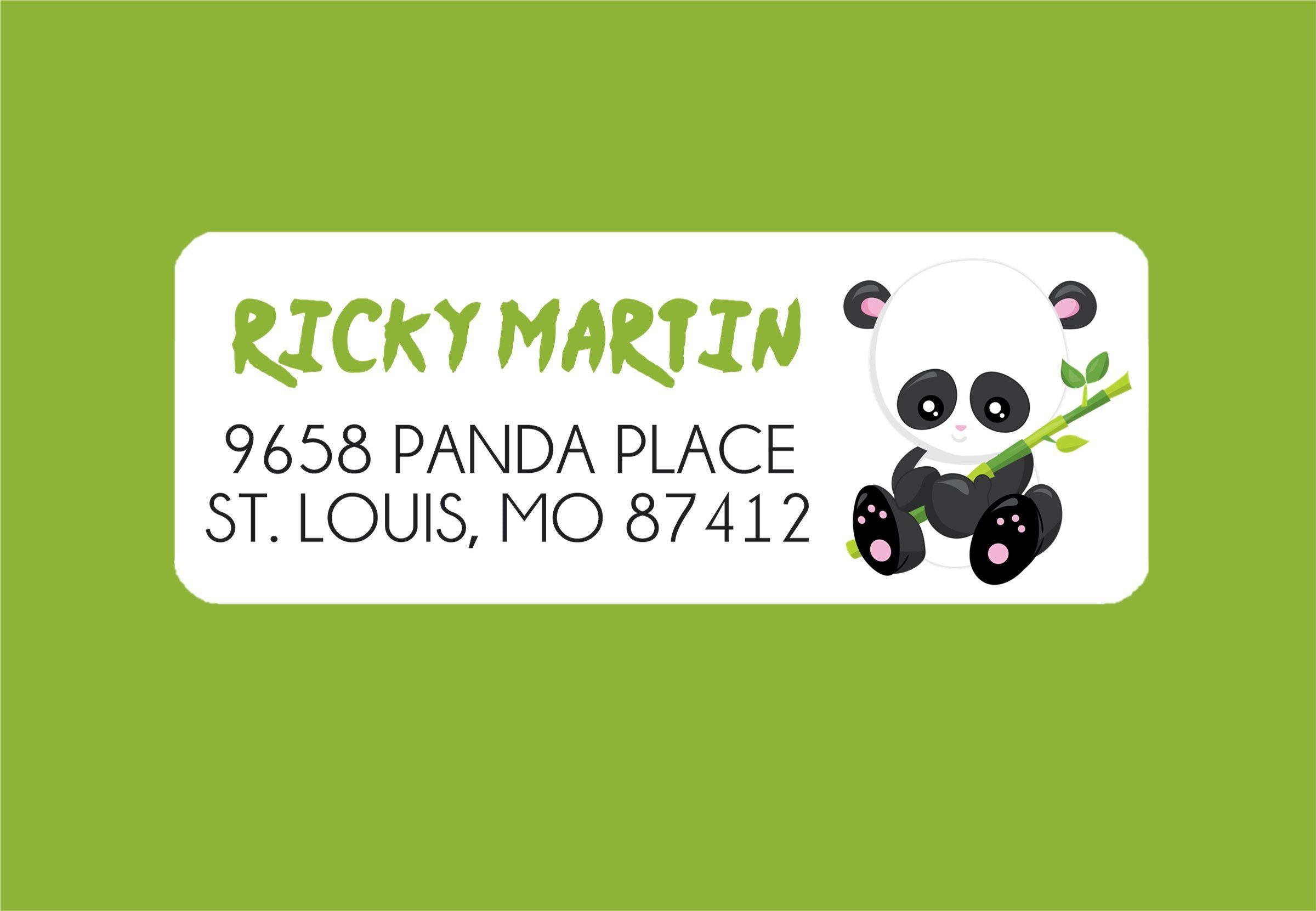 Panda Address Labels