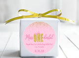 Personalized Miss ONEderful party sticker