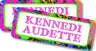 Personalized bright splatter school supply labels