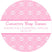 Personalized pink baby shower favor sticker with Minnie theme