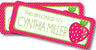 Personalized strawberry themed school labels