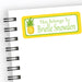 Pineapple Back To School Supply Name Labels