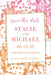 Pink And Copper Wedding Save The Date Cards