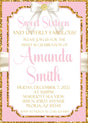 Pink And Gold Sweet 16 Party Invitations