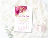 Pink And Gold Wedding Save The Date Cards