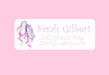 Pink Ballet Address Labels