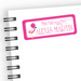 Pink Flamingo Back To School Supply Name Labels