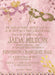 Pink & Gold Masquerade Ball Birthday Party Invitations