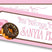 Pink donut themed back to school name label