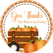 Pumpkin Wagon Thanksgiving Stickers