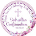 Purple Confirmation Stickers