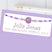 Purple boho beaded arrow personalized address labels