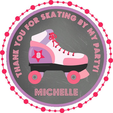 Roller Skating Birthday Party Stickers