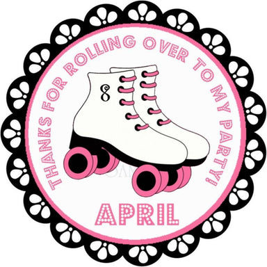 Roller Skating Birthday Party Stickers