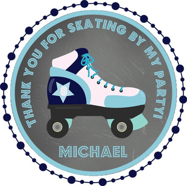 Roller Skating Birthday Party Stickers