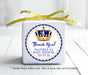 Royal Blue And Gold Royal Prince Baby Shower Stickers Or Favor Tags