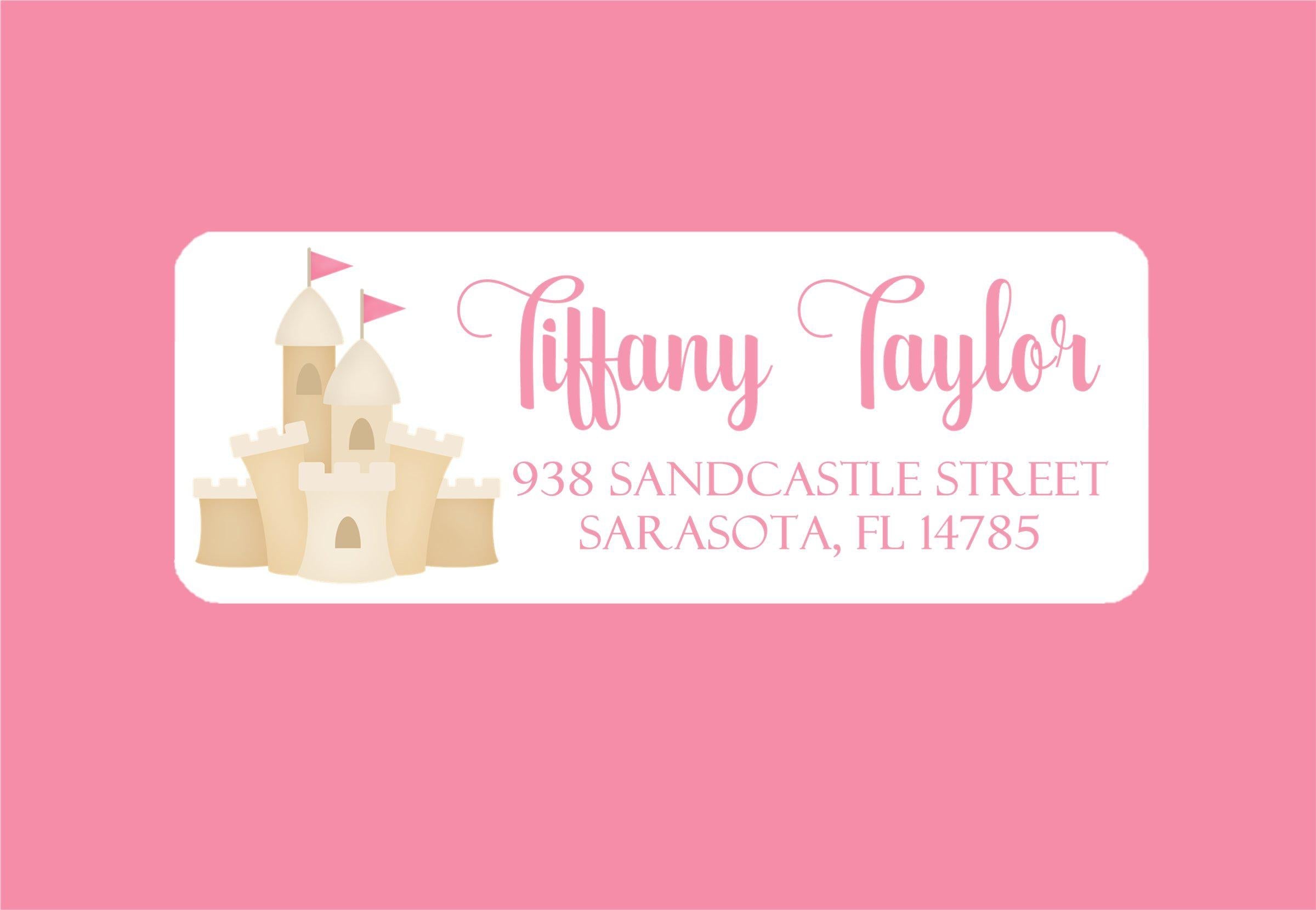 Sand Castle Address Labels